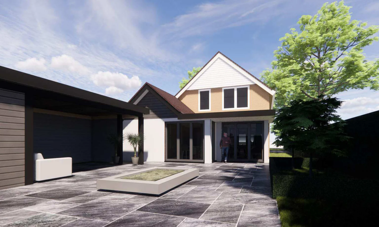 Visualisatie van Bachlaan 45, Veenendaal